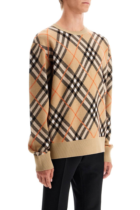 BURBERRY Classic Check Crewneck Sweater