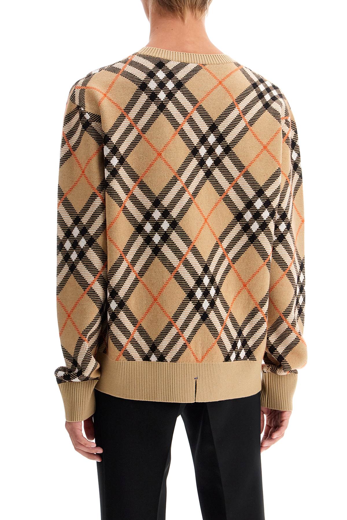 BURBERRY Classic Check Crewneck Sweater