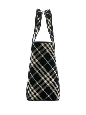 BURBERRY Chic Medium Cotton Tote in Black