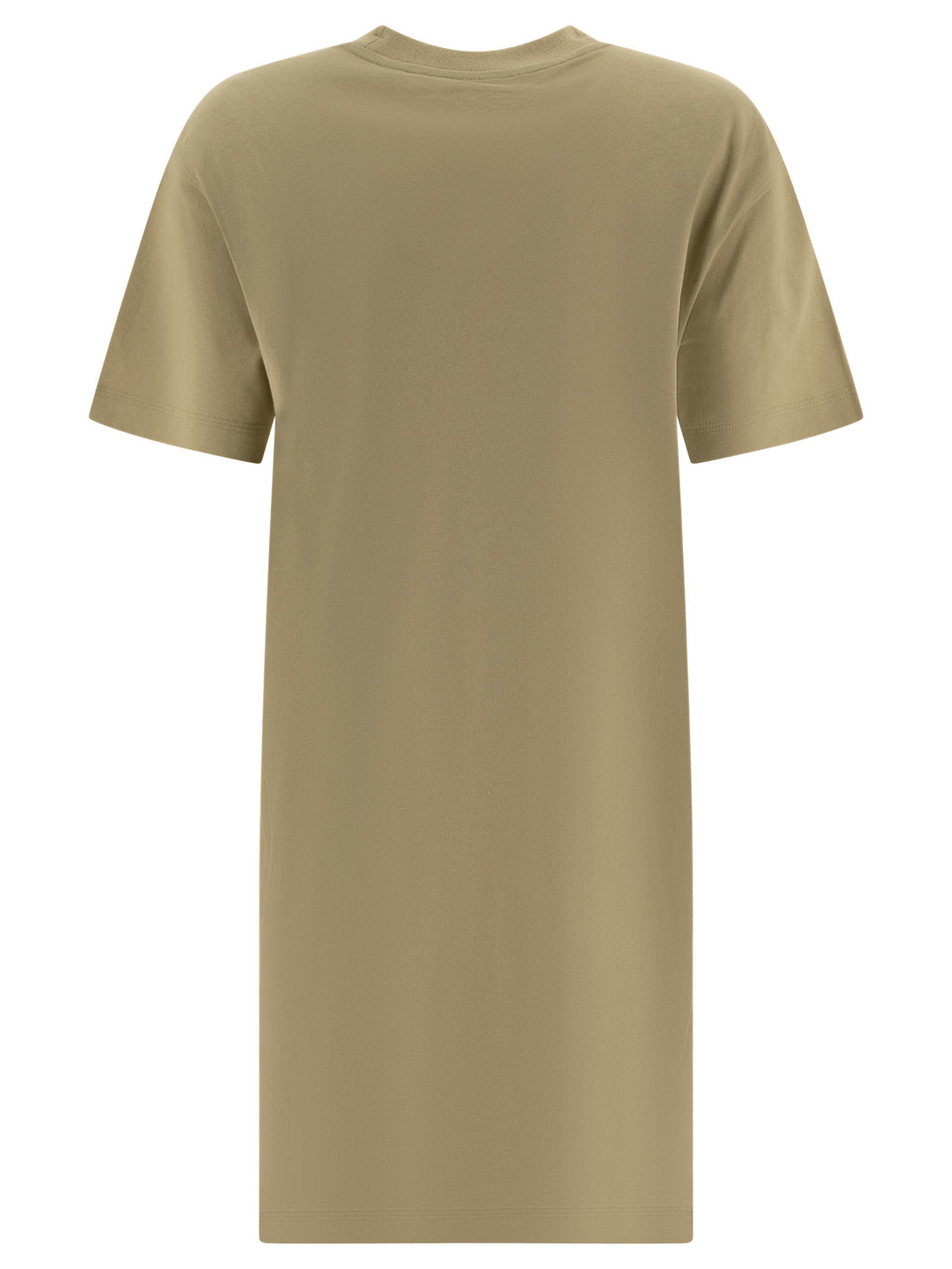 BURBERRY Chic Green Cotton A-Line Mini Dress