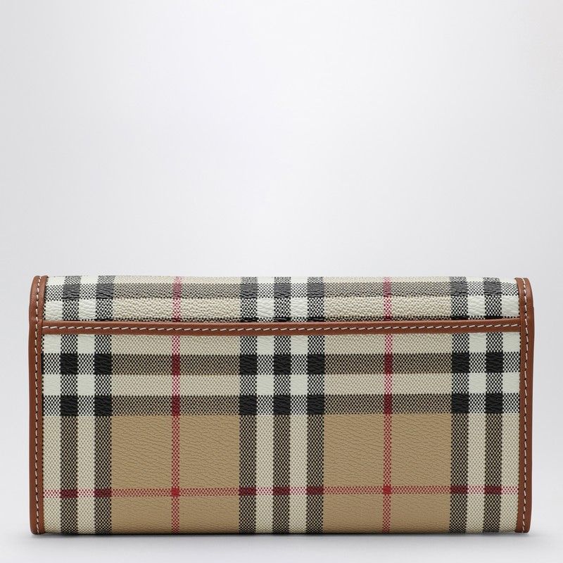 BURBERRY Continental Mini Wallet with Classic Check Pattern