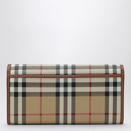 BURBERRY Continental Mini Wallet with Classic Check Pattern