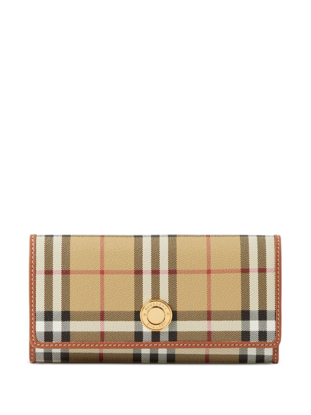 BURBERRY Classic Brown Mini Leather Wallet