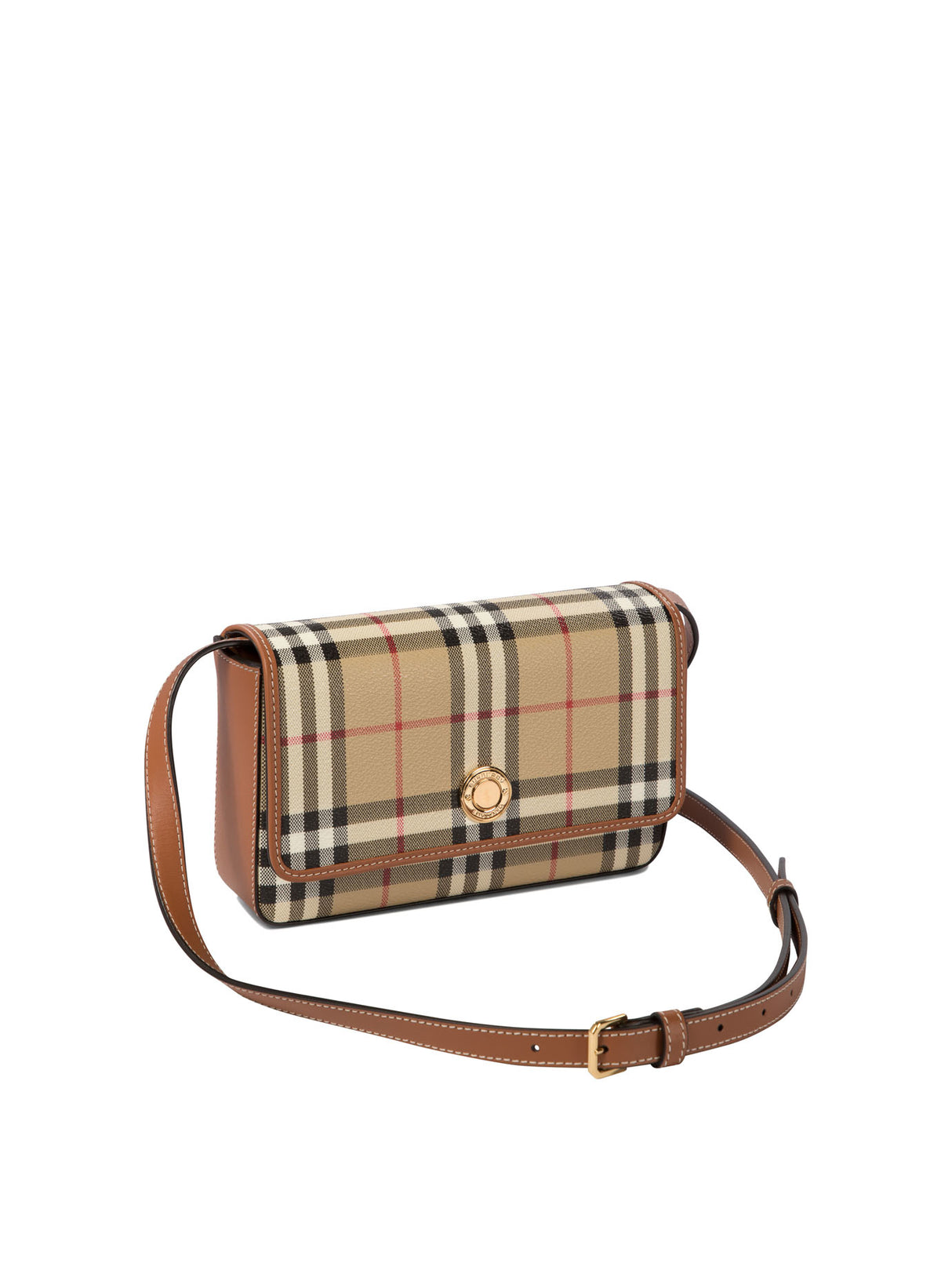 BURBERRY Hampshire Mini Crossbody Bag in Beige