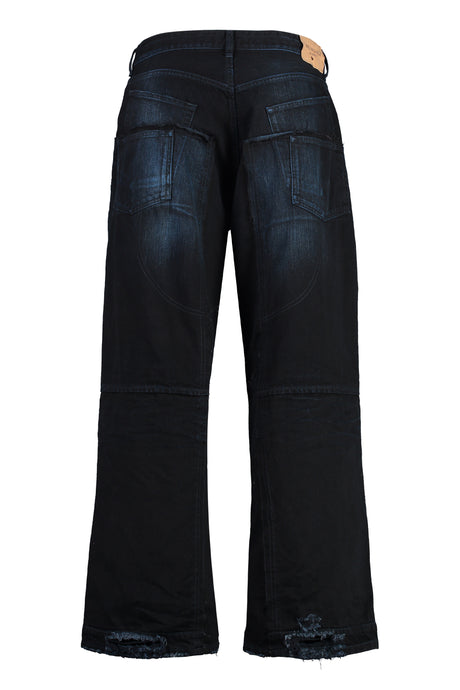 BALENCIAGA Double Knee Oversized Jeans