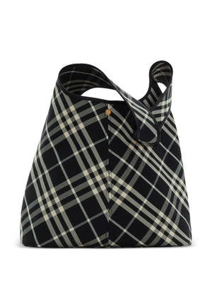 BURBERRY Large Classic Cotton Shoulder Bag