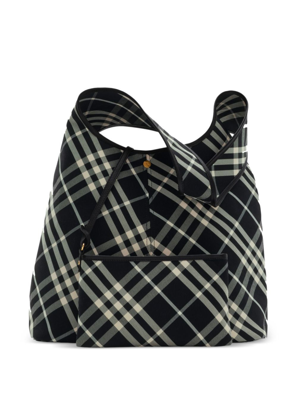 BURBERRY Large Classic Cotton Shoulder Bag