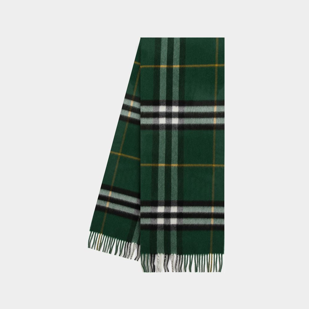 BURBERRY Luxurious Giant Check Cashmere Scarf