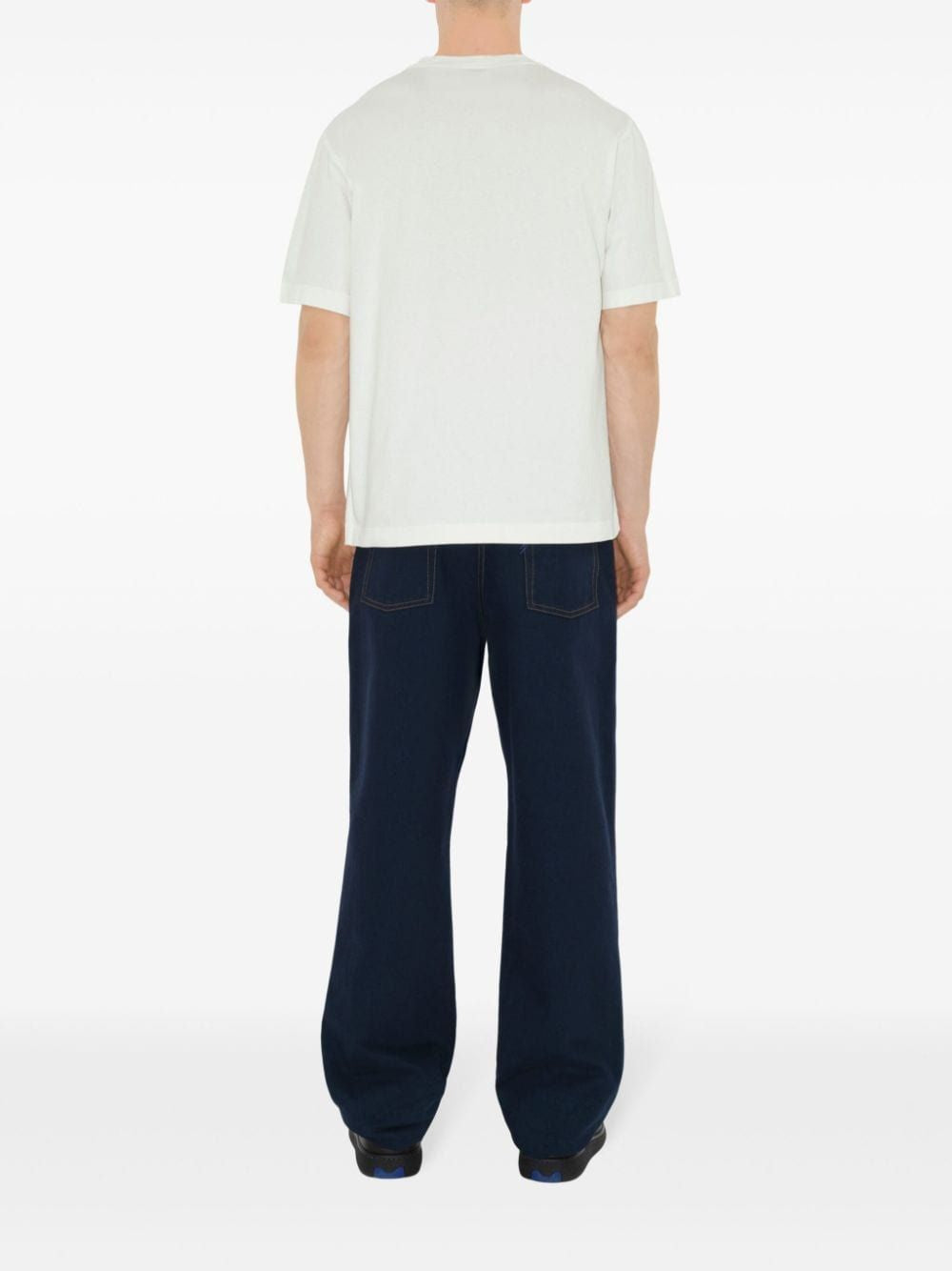 BURBERRY Classic Chalk Cotton Tee