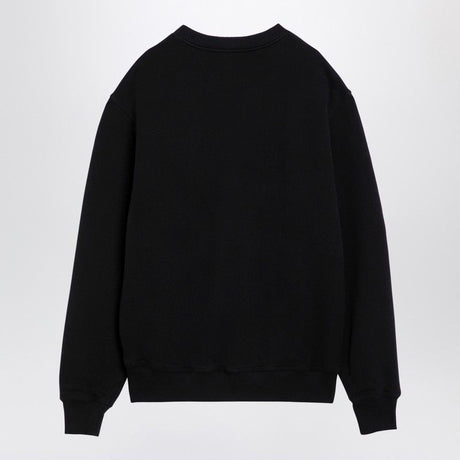 BURBERRY Elegant Black Crewneck Cotton Sweatshirt