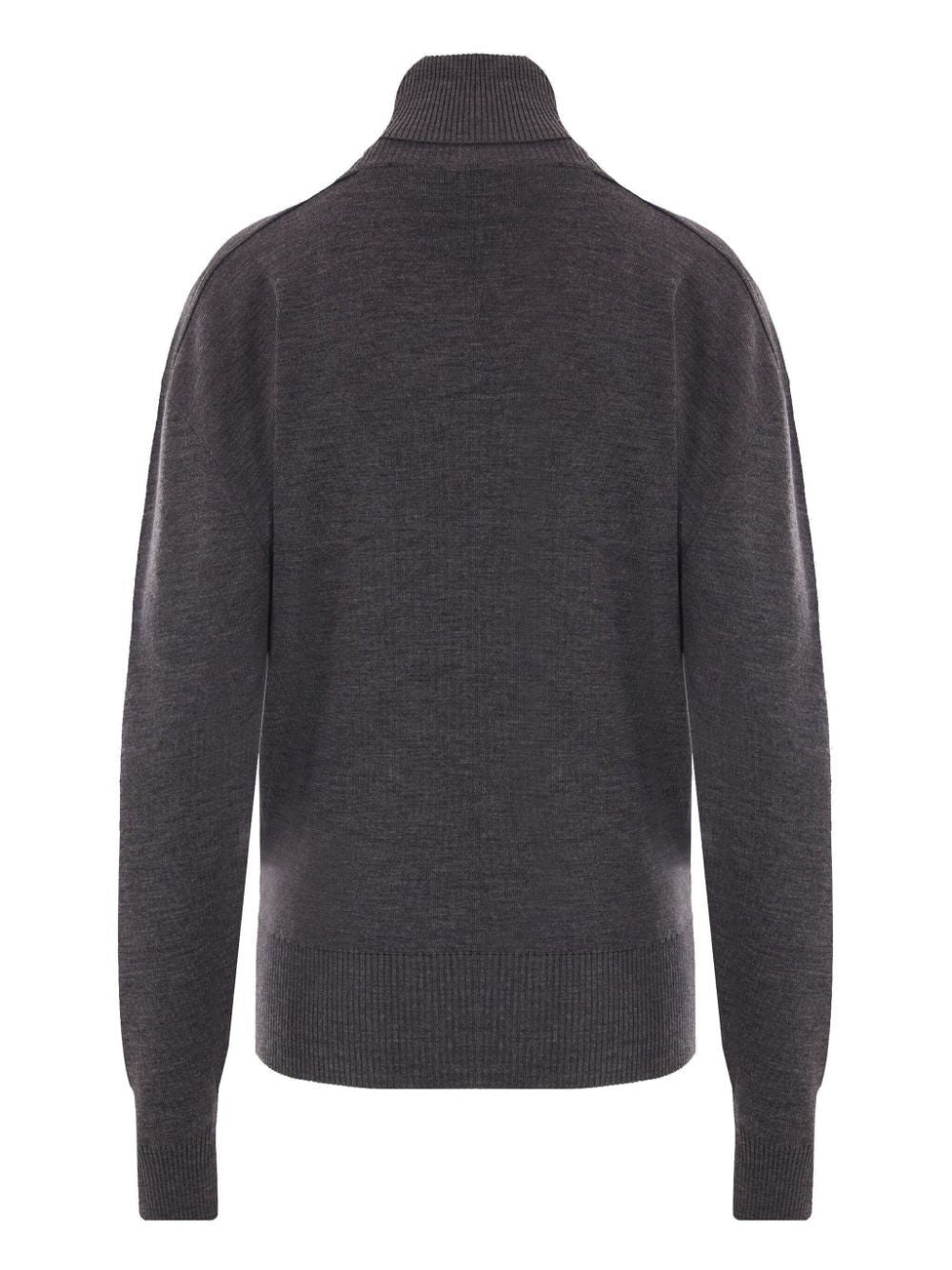 BURBERRY Elegant High-Neck Wool Sweater