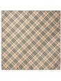 BURBERRY Gray Check Silk Square Scarf for Women - FW24 Collection