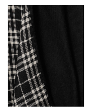 BURBERRY Reversible Wool Check Pattern Cape in Unisex Sizing