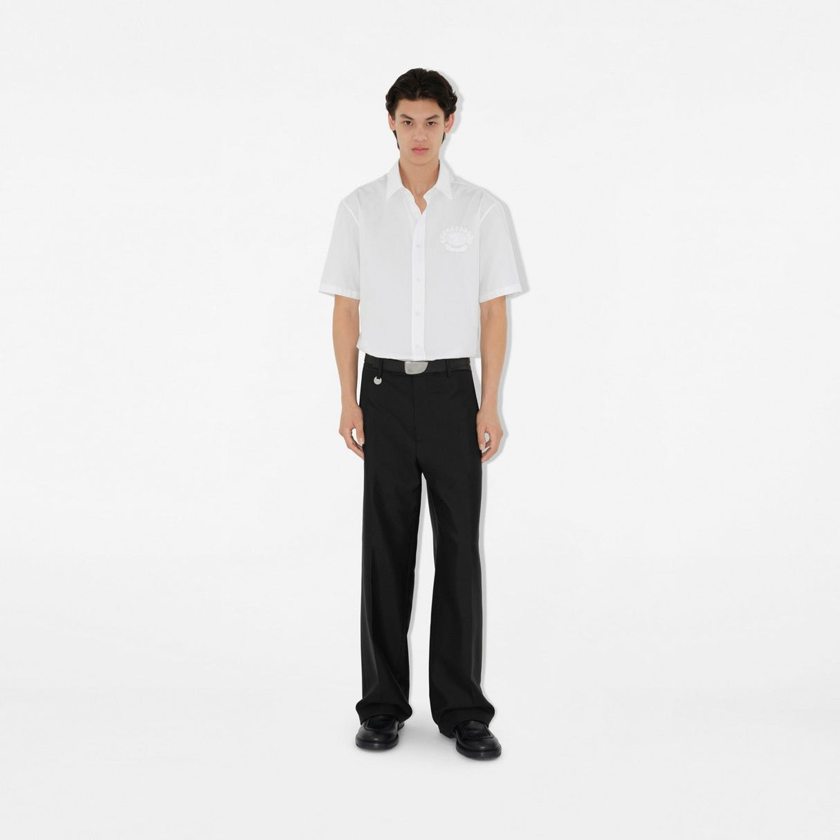 BURBERRY Classic Cotton Salt Shirt