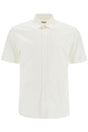 BURBERRY Short-Sleeved Mini Shirt with Embroidered Pattern