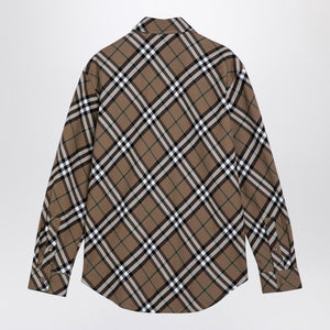 BURBERRY Checkered Design Cotton Shirt for Men