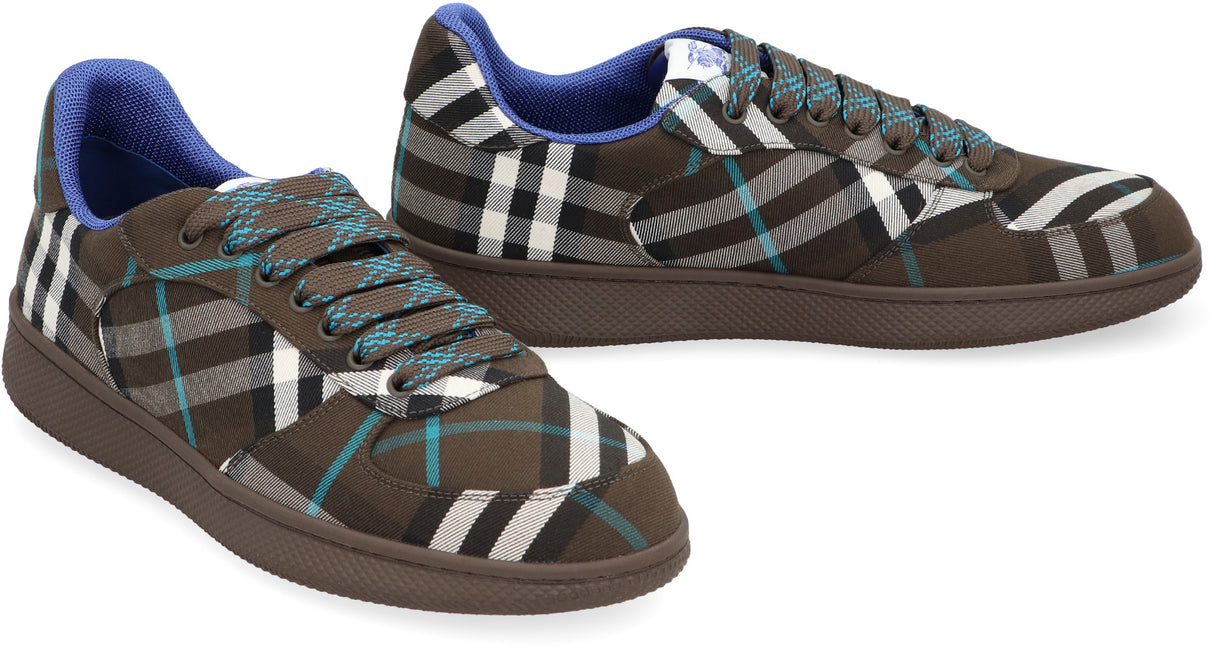 BURBERRY Terrace Low-Top Check Sneakers