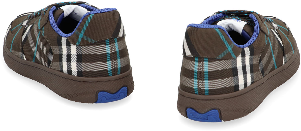 BURBERRY Terrace Low-Top Check Sneakers