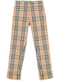 BURBERRY Classic Cotton Check Straight-Leg Pants