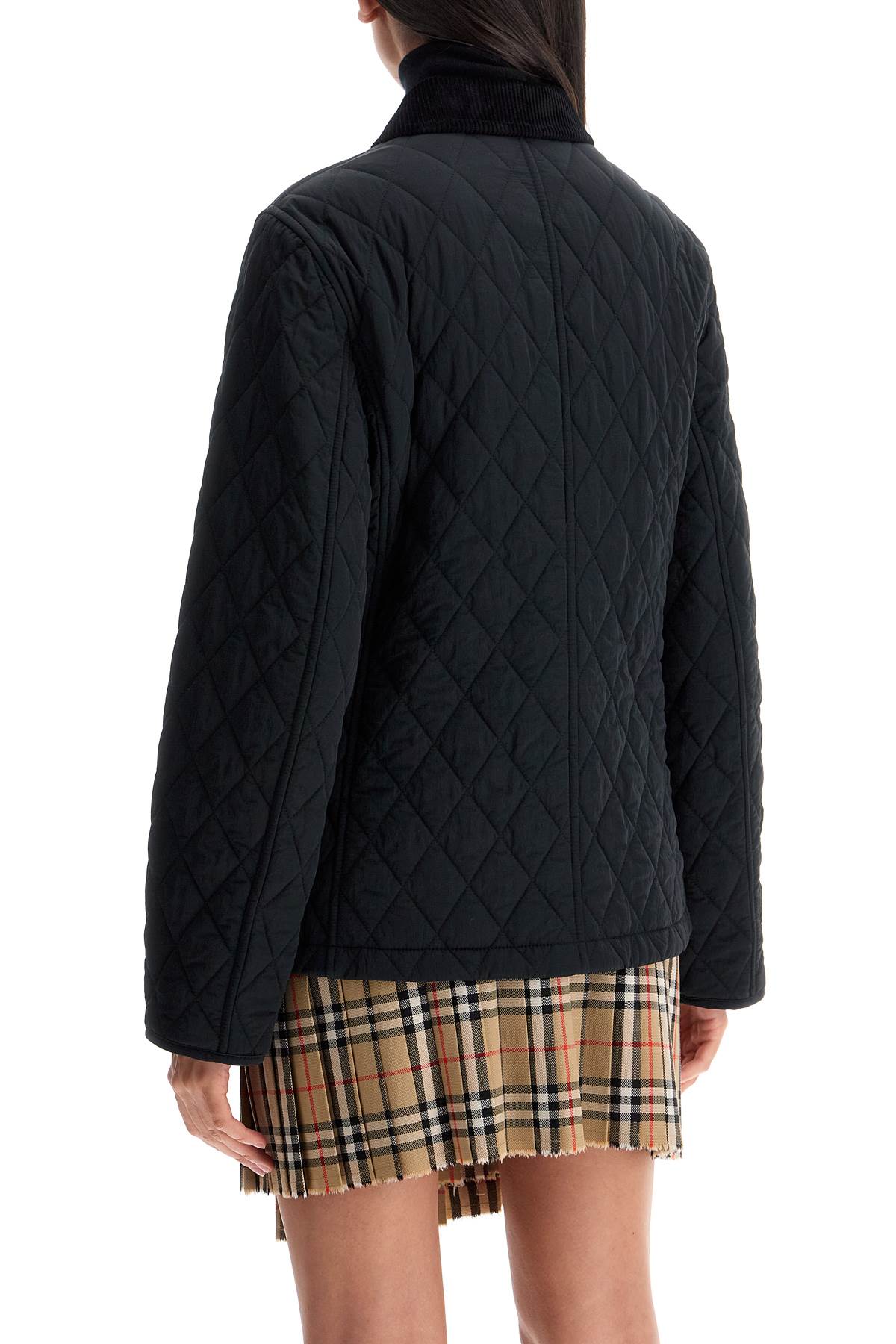 BURBERRY Quilted B Shield Jacket - Size S