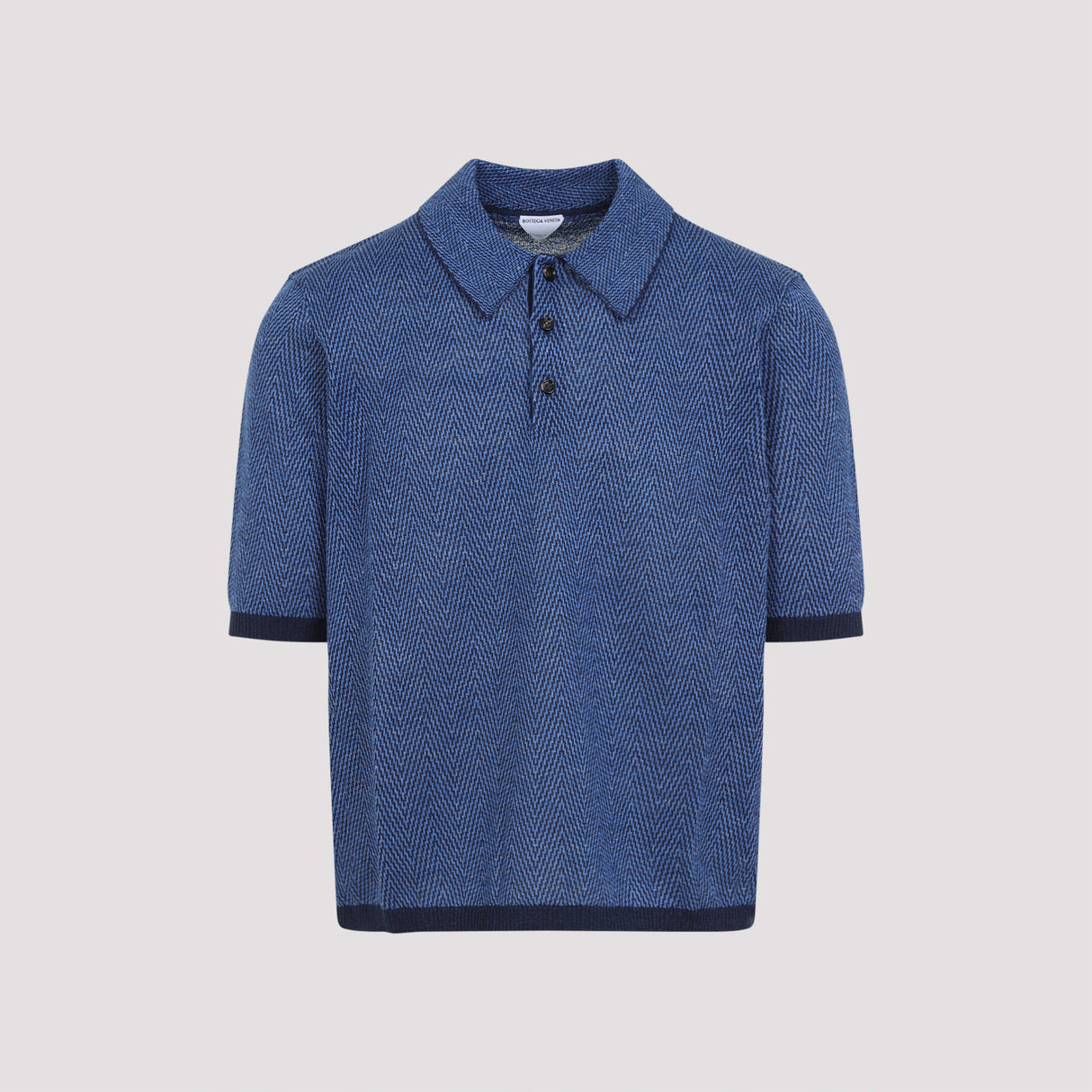 BOTTEGA VENETA Sleek Linen Polo for Men - SS25 Collection