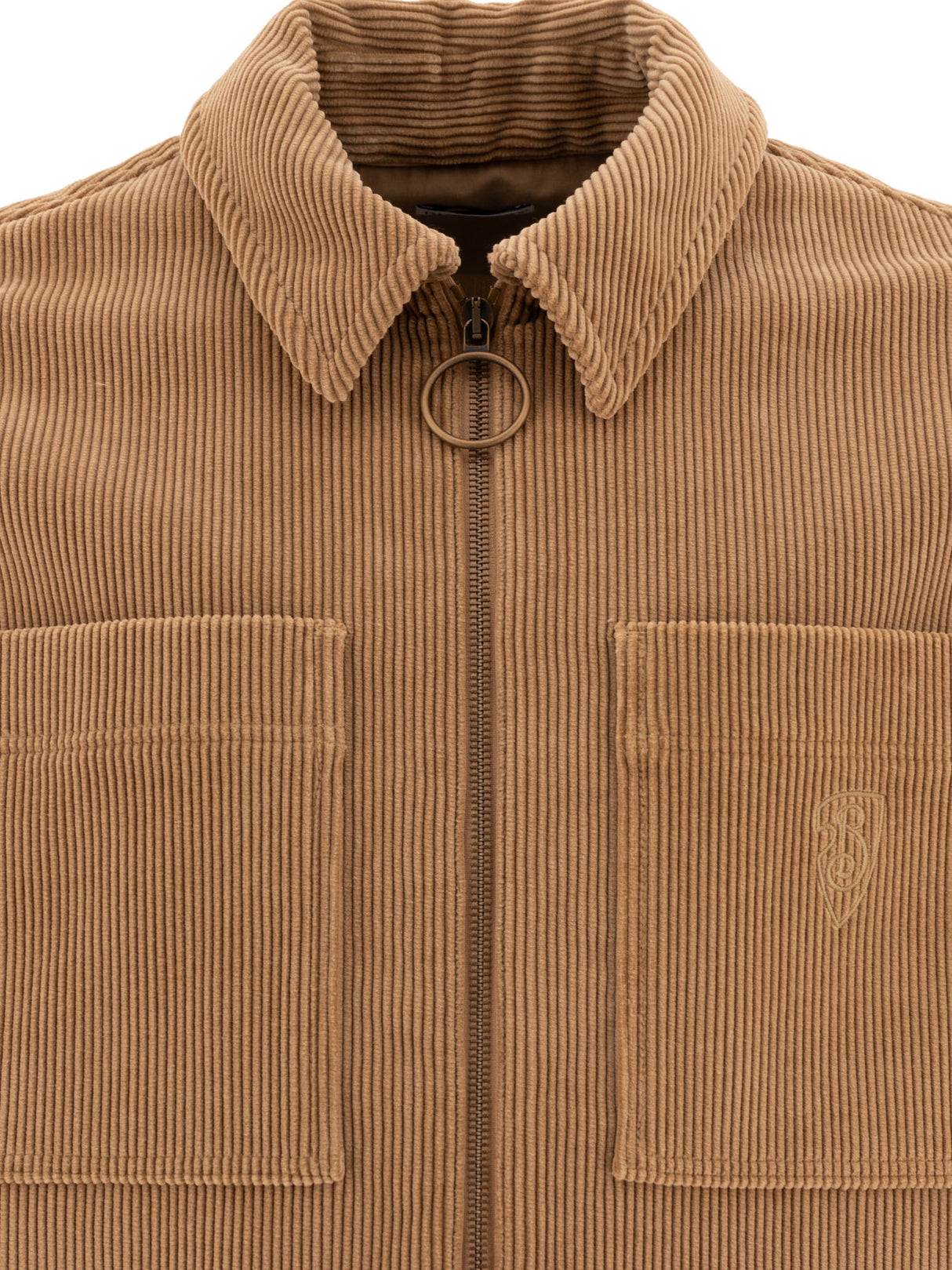 BURBERRY Mens Corduroy Overshirt - Regular Fit