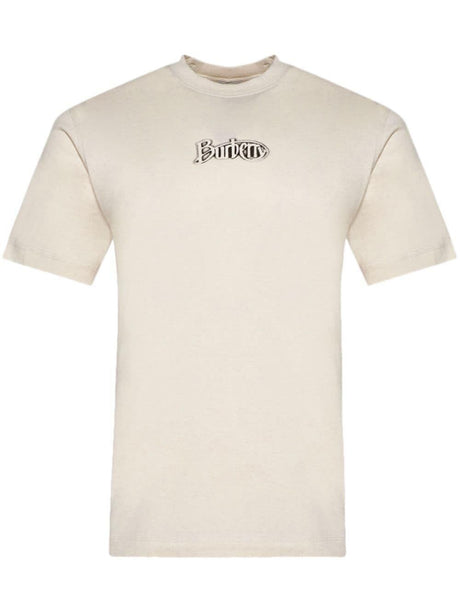 BURBERRY Logo Appliqué Cotton T-Shirt for Men - FW24 Collection