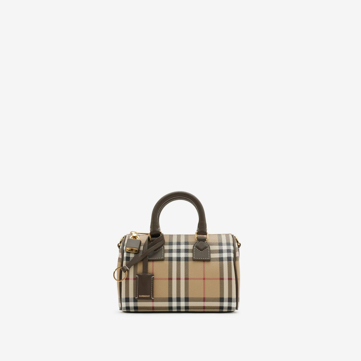 BURBERRY Chic Mini Bowling-Style Handbag