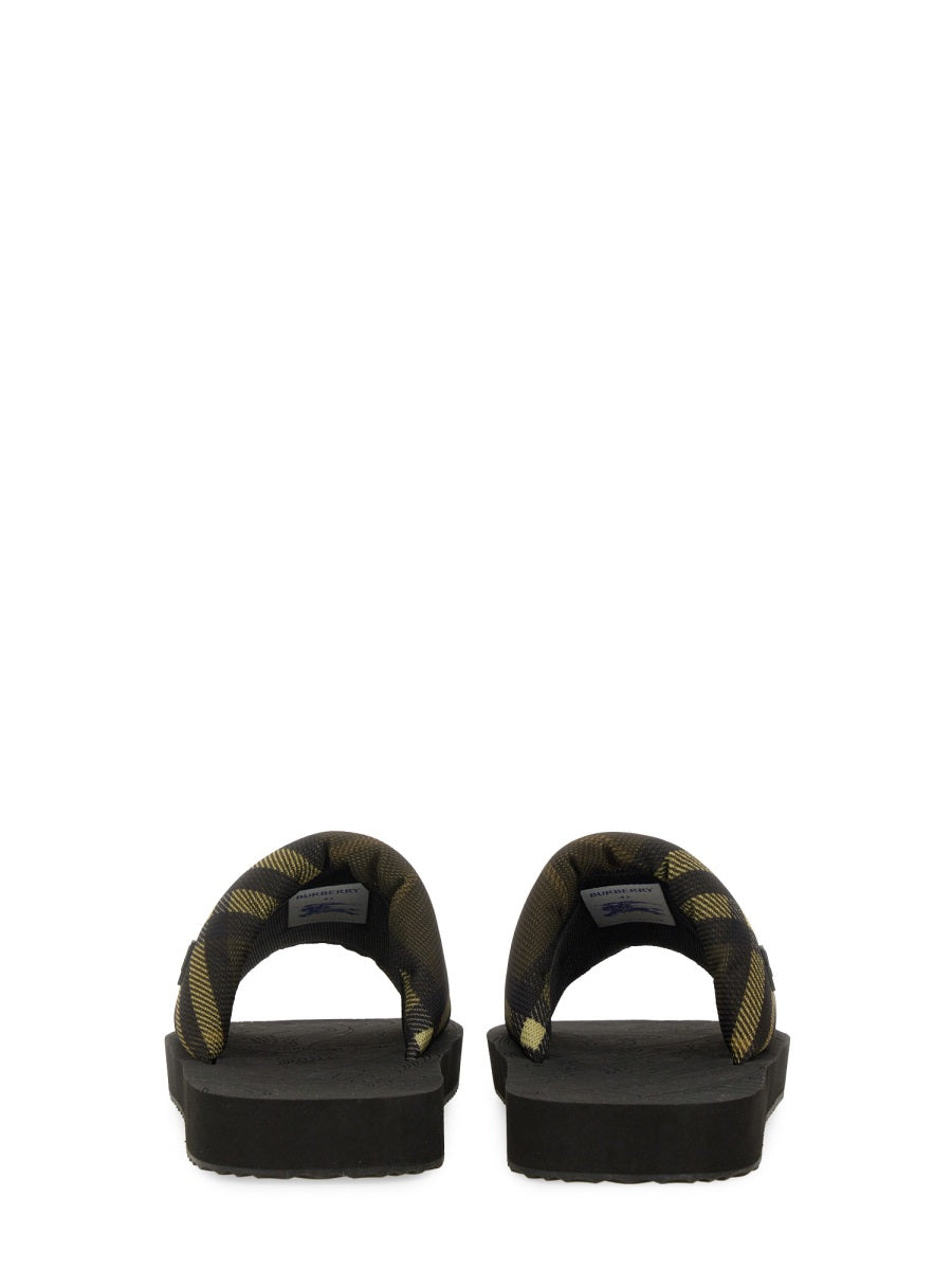 BURBERRY Trek Check Sandal for Men