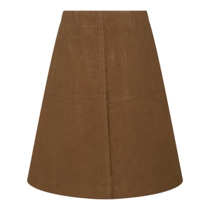 BURBERRY Chic A-Line Mid-Length Skirt in Thick Cotton