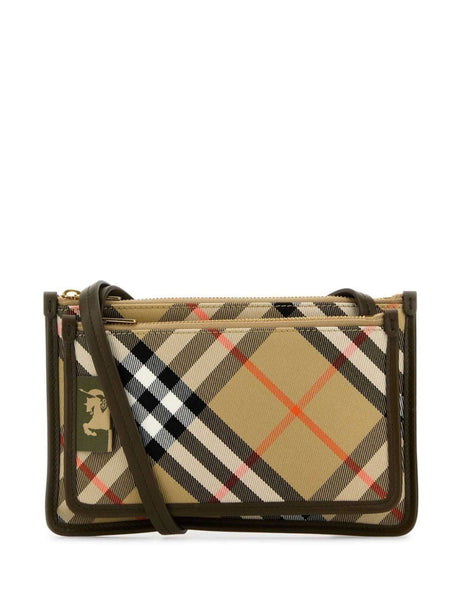 BURBERRY Mini Sandicheck Crossbody Sling Bag for Women