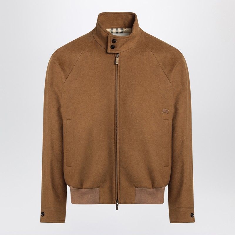 BURBERRY Cashmere Harrington Jacket for Men - FW24