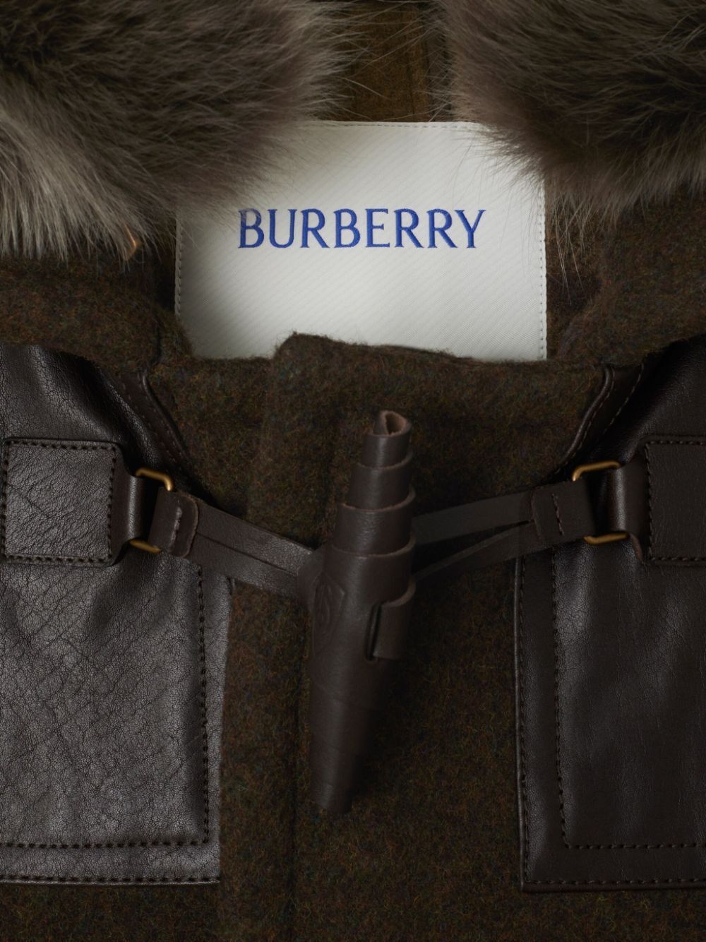 BURBERRY Wool Duffle Jacket for Men - Fall Winter 2024