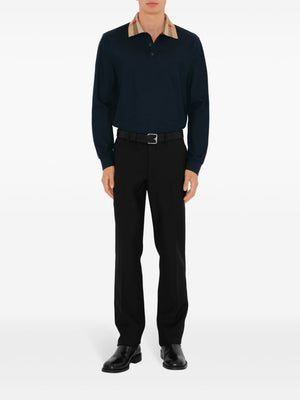 BURBERRY Classic Long Sleeve Polo for Men