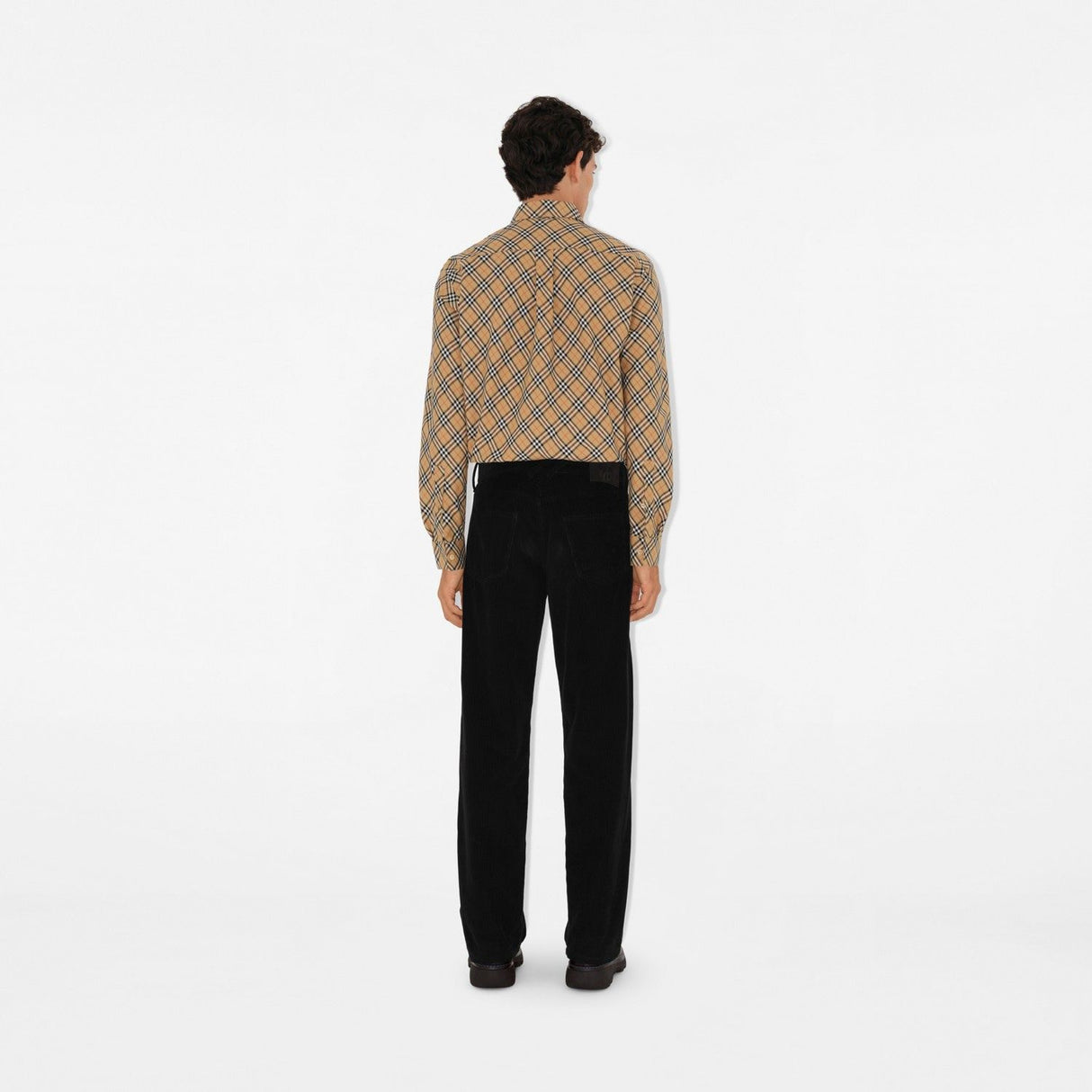 BURBERRY Men's Sand Cotton Shirt