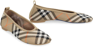 BURBERRY Knit Baby Ballerina Shoes for Women