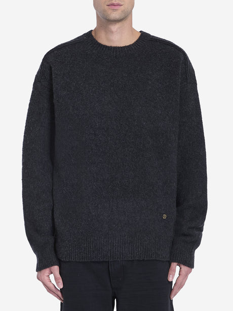 BURBERRY Crewneck Wool and Cashmere Blend Sweater - Regular Fit