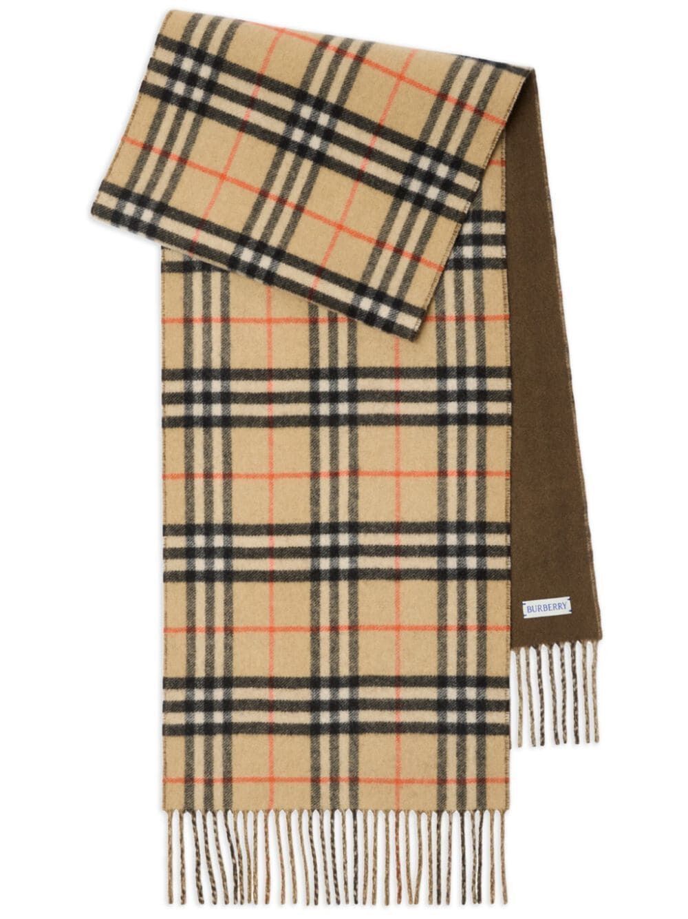 BURBERRY Vintage-Inspired Cashmere Scarf for Men