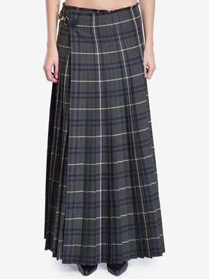 BURBERRY Women's High-Waisted Kilt Skirt