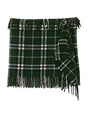 BURBERRY Chic Wool-Cashmere Mini Skirt