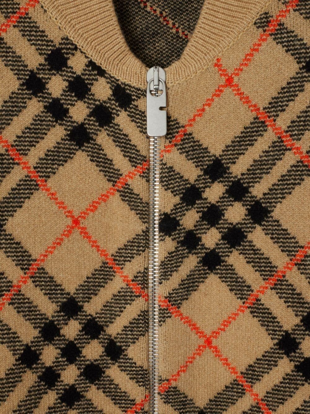 BURBERRY Plaid Cashmere Cardigan for Women - Fall/Winter 2024