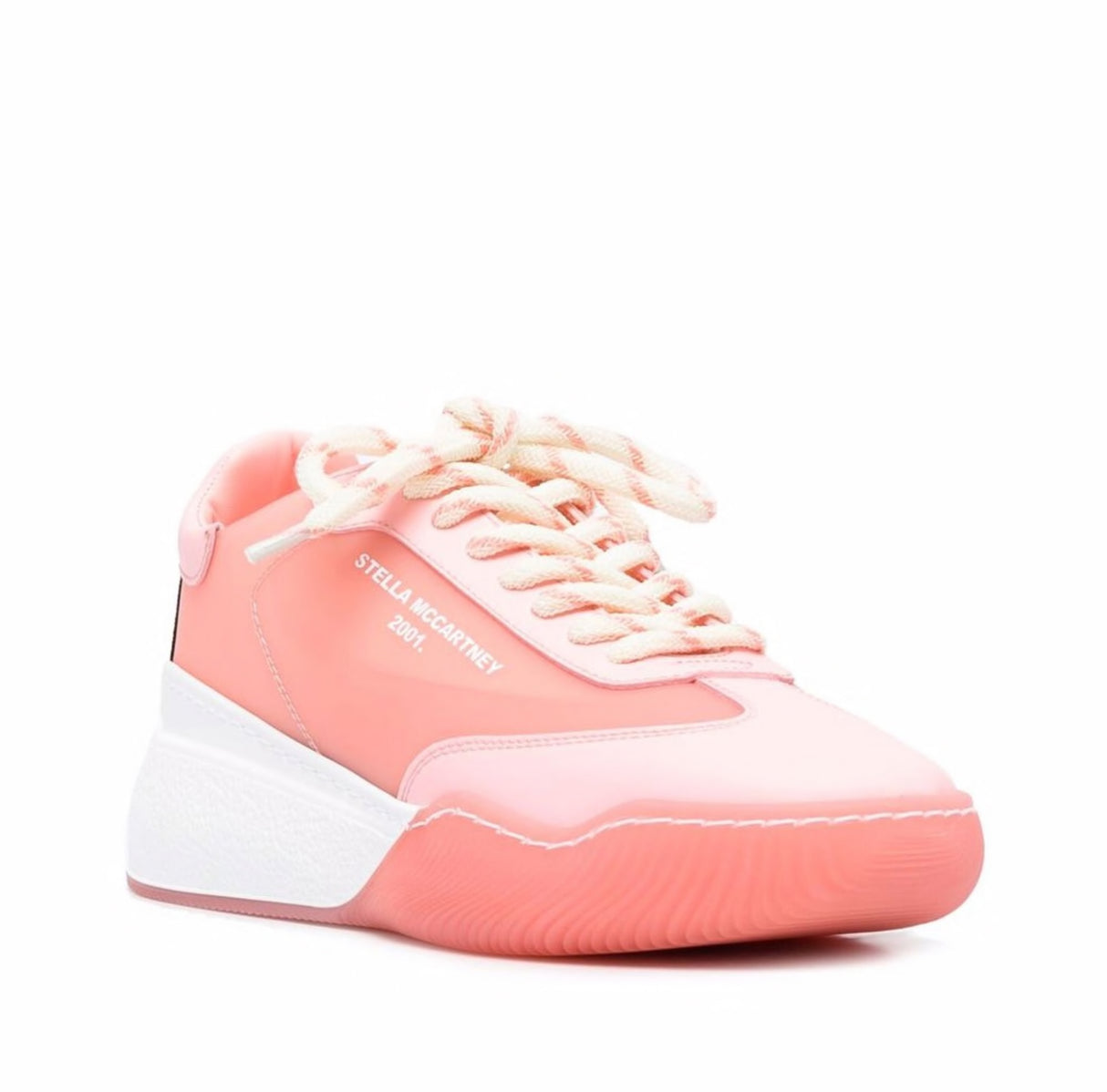 STELLA MCCARTNEY Chic Loop Lace-Up Sneakers with 4 cm Heel for Women