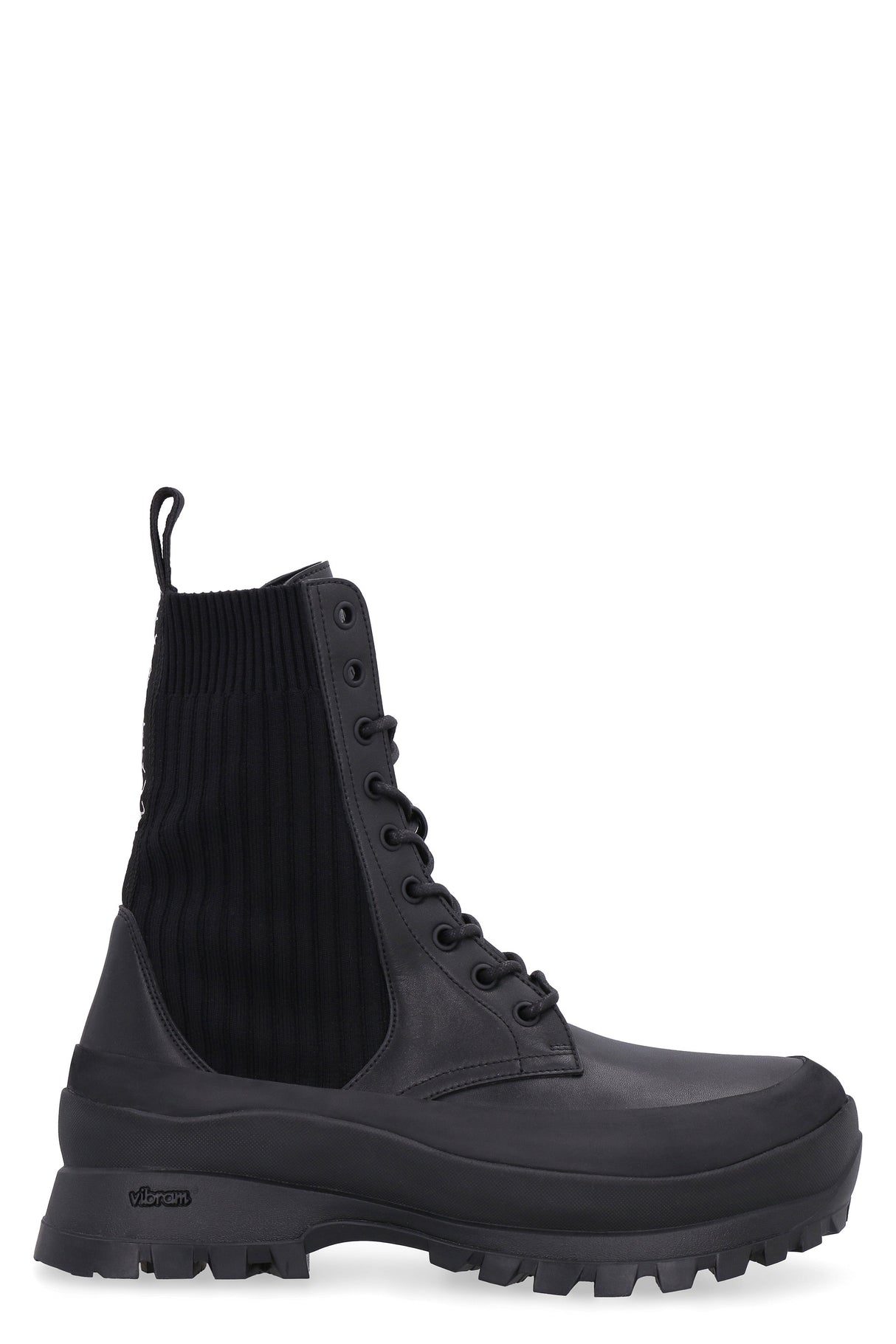 STELLA MCCARTNEY Women's Black Chelsea Combat Boots for the FW23 Season