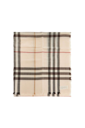 BURBERRY Classic Iconic Check Wool Scarf for Men and Women