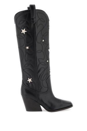 STELLA MCCARTNEY Stylish Black Texan Boots for Women - FW23