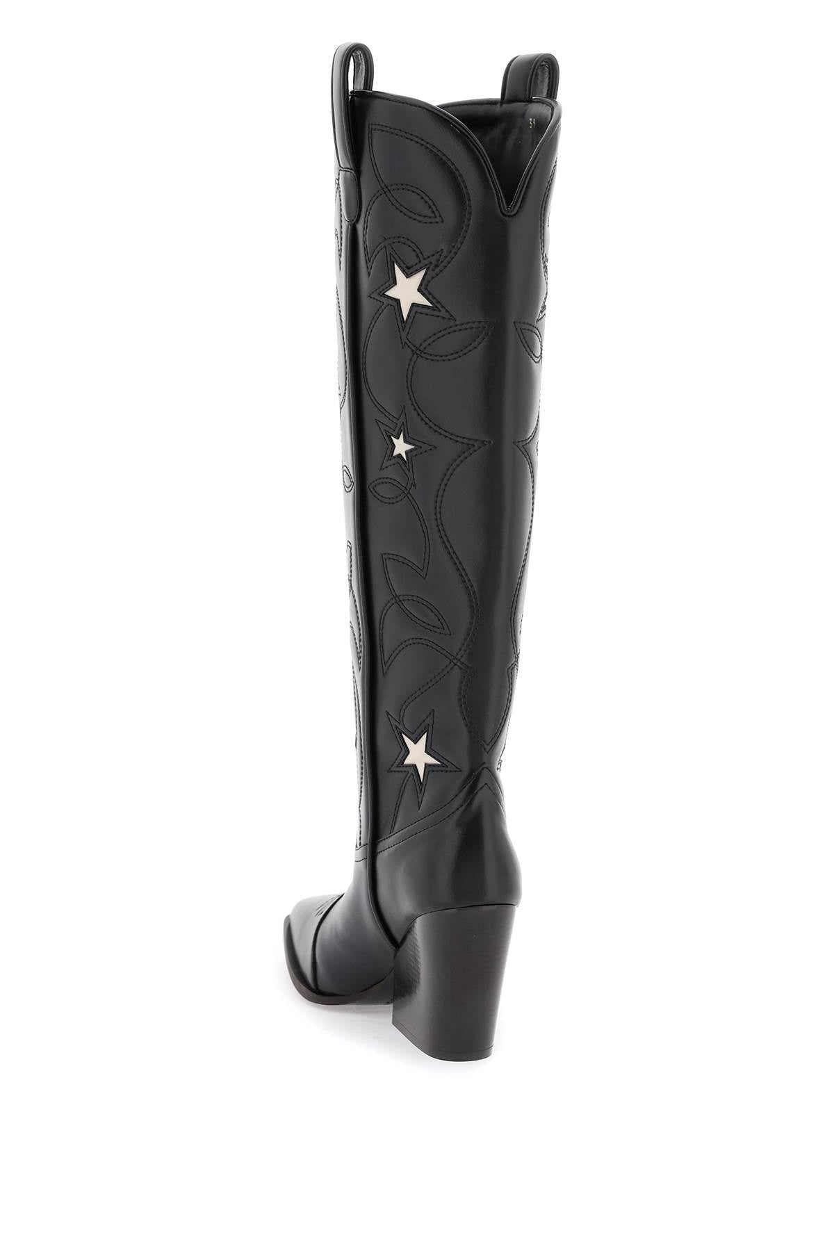 STELLA MCCARTNEY Stylish Black Texan Boots for Women - FW23