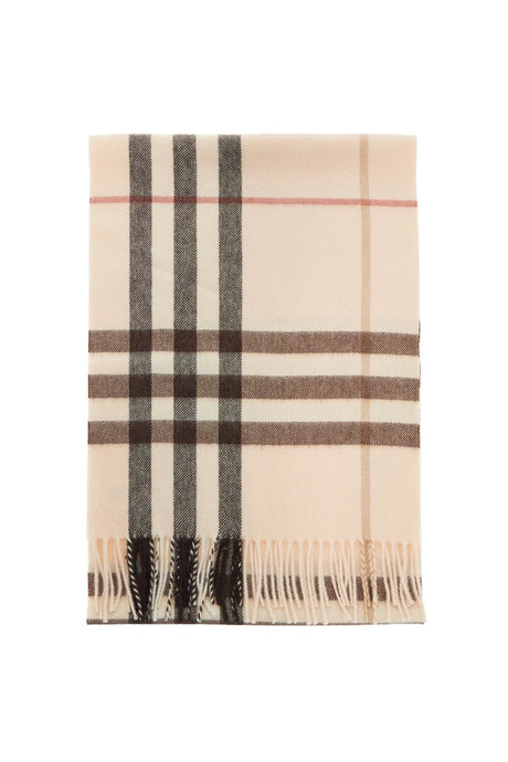 BURBERRY Classic Check Cashmere Scarf