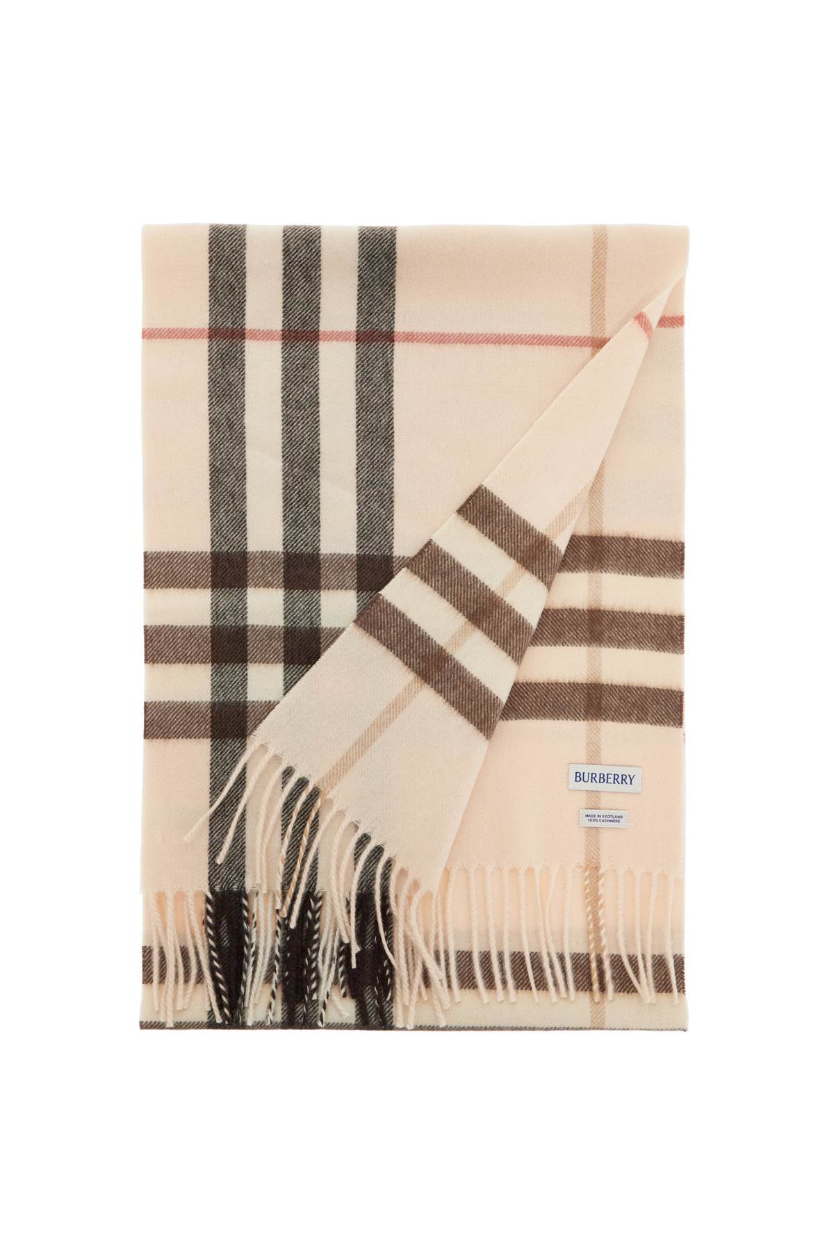 BURBERRY Classic Check Cashmere Scarf