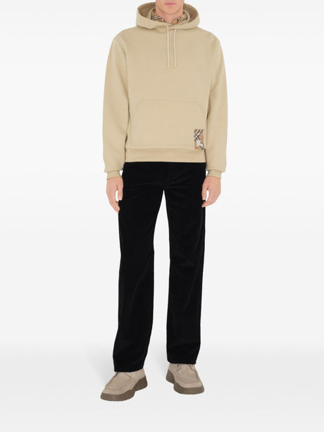 BURBERRY Men's Luxe Hoodie - SS25 Collection