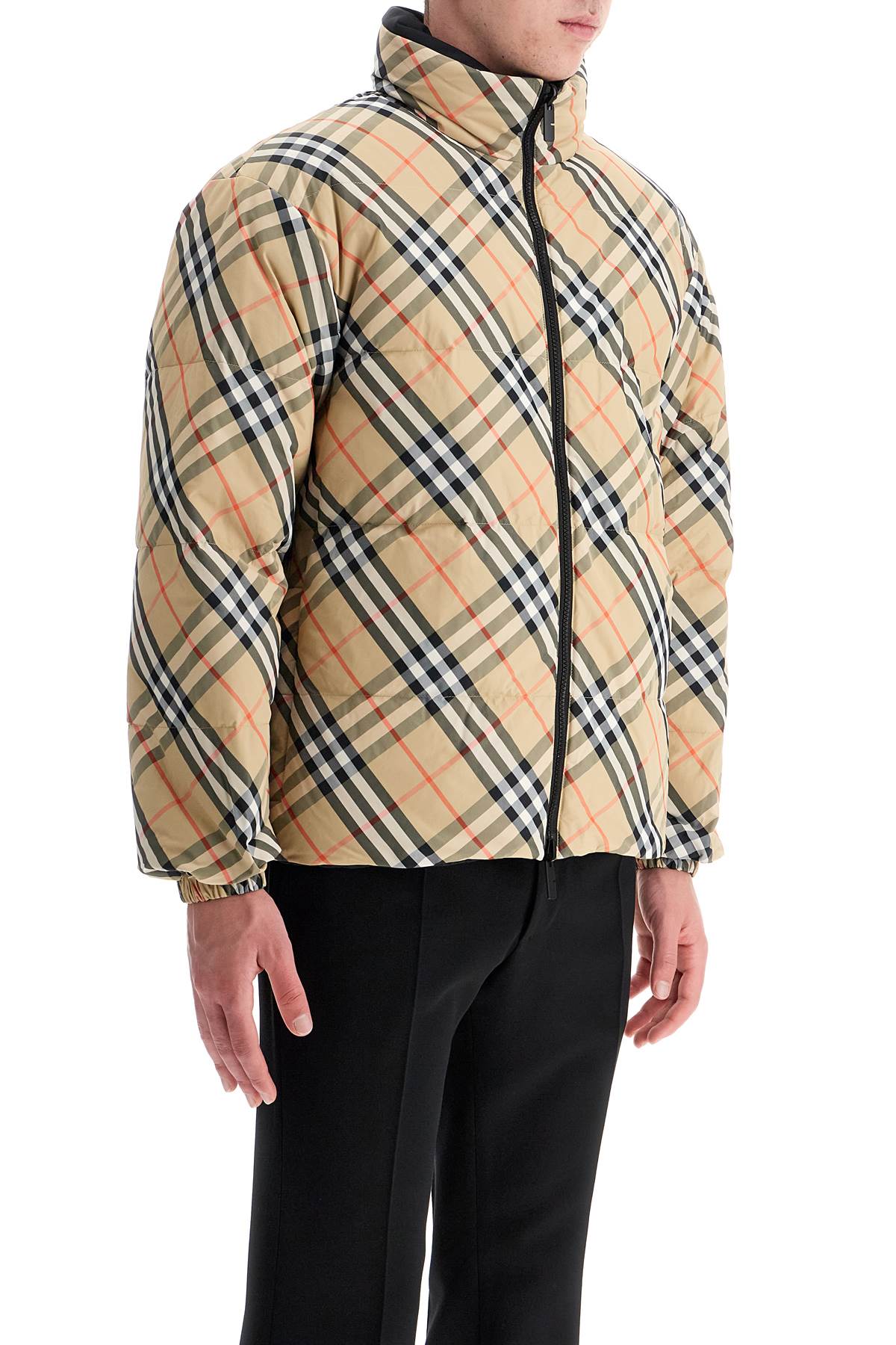 BURBERRY Reversible Nylon Down Jacket - Regular Fit